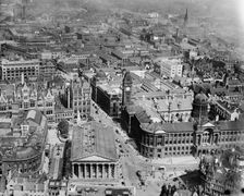 The Town Hall and municipal buildings at Victoria Square, Birmingham, 1928. Artist: Aerofilms