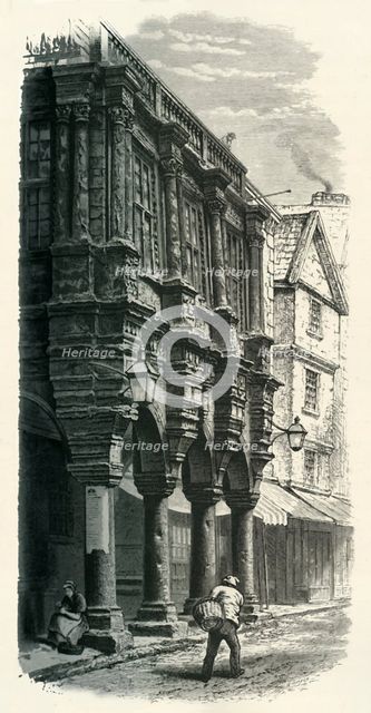 'The Town Hall, Exeter', c1870.
