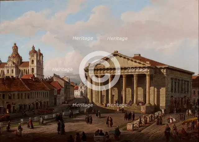 The Town Hall in Vilnius, c1846.