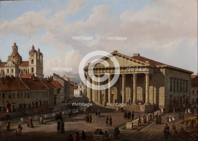 The Town Hall in Vilnius, c1846.