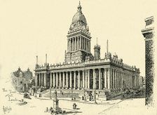 The Town Hall, Leeds c1900. Creator: William B. Robinson