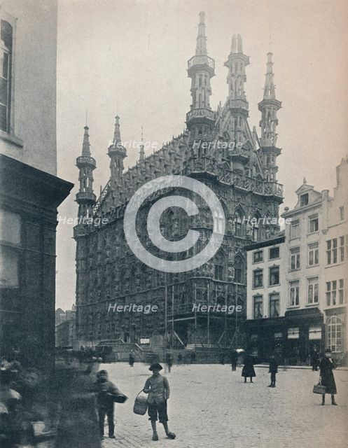 The Town Hall, Leuven, Belgium, c1900 (1914-1915). Artist: John Benjamin Stone.