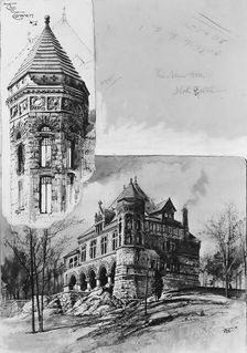 The Town Hall, North Easton, Massachusetts. Creator: Harry Fenn