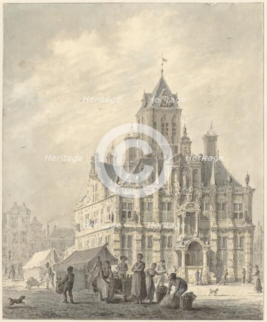 The town hall of Delft, 1780-1836. Creator: Johannes Jelgerhuis.