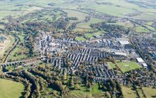 The town, Heritage Action Zone and Auckland Park, Bishop Auckland, County Durham, 2018. Creator: Emma Trevarthen