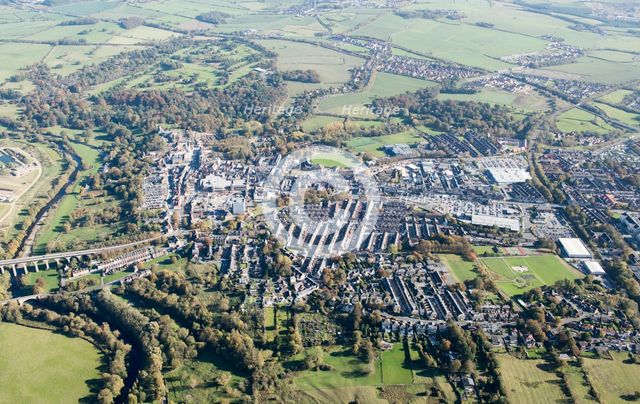 The town, Heritage Action Zone and Auckland Park, Bishop Auckland, County Durham, 2018. Creator: Emma Trevarthen.