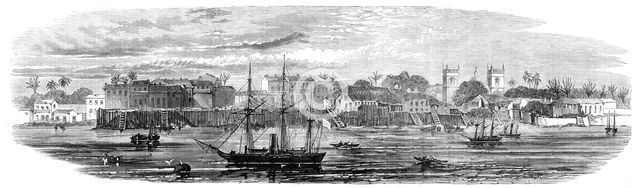 The town of Cameta, in Para, South America, 1868. Creator: Unknown.