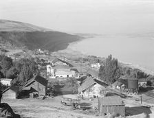 The town of Arlington, Oregon, on the Columbia River, 1939. Creator: Dorothea Lange