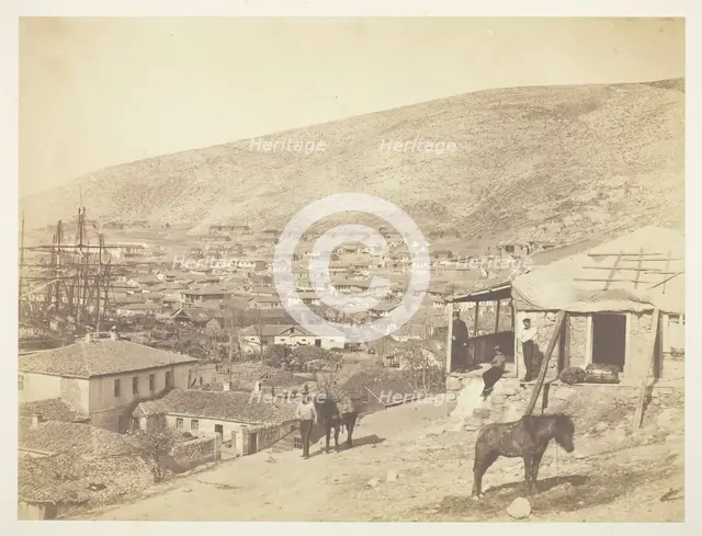 The Town of Balaklava, 1855. Creator: Roger Fenton.