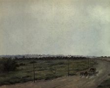 The Town of Kainsk in Tomsk Province in the Barabinsk Steppe, at 500 Versts From Tomsk, 1880-1897. Creator: Pavel Mikhailovich Kosharov