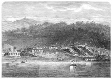 The town of Morant, Morant Bay, Jamaica, 1865. Creator: Unknown