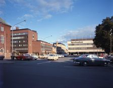 The town of Nässjö, Sweden, 1970s. Creator: Torkel Lindeberg