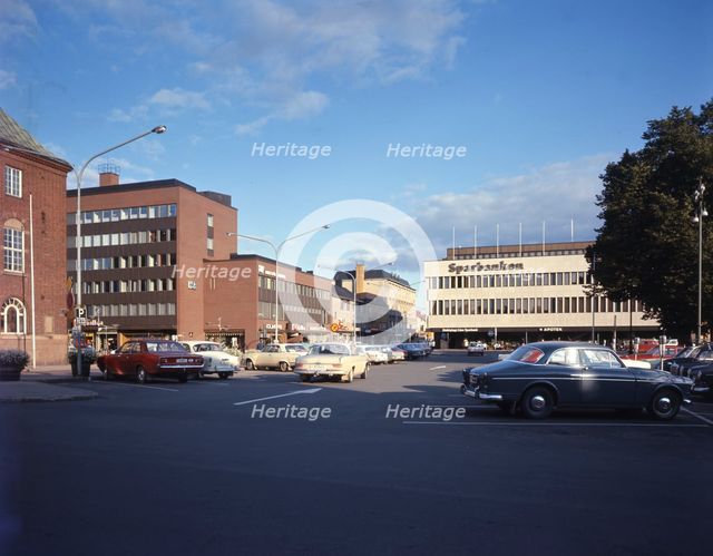 The town of Nässjö, Sweden, 1970s. Creator: Torkel Lindeberg.