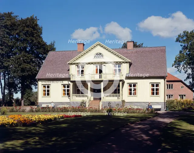 The town library, Vetlanda, Småland, Sweden, 1971. Creator: Torkel Lindeberg.