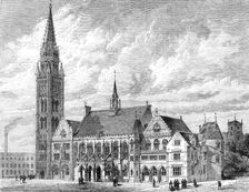 The Townhall of Rochdale, Lancashire, 1881. Creator: Unknown