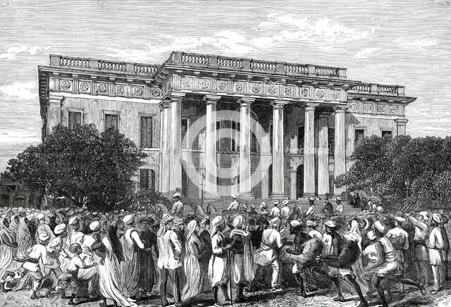 The Townhall, Calcutta, 1876. Creator: Unknown.