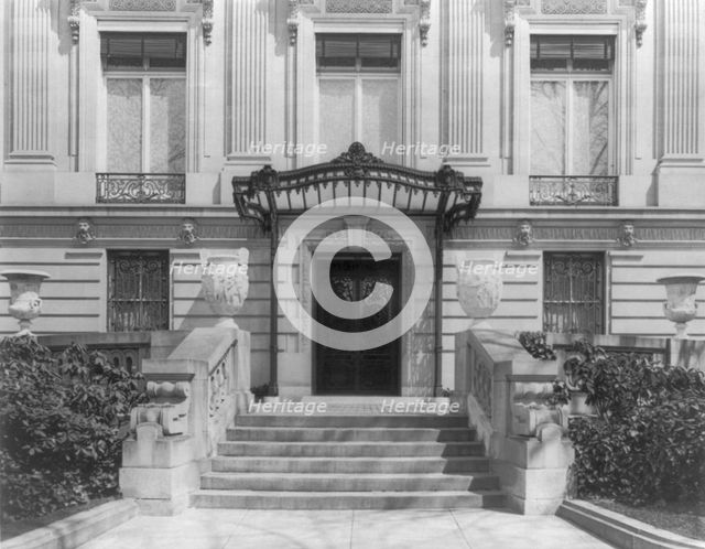 The Townsend house, home of Sumner Welles..., 2121 Massachusetts Ave., N.W..., c1910-1911. Creator: Frances Benjamin Johnston.