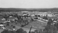 The township of Stanthorpe, Queensland from Mt Marlay, 1920. Creator: Jack Bain
