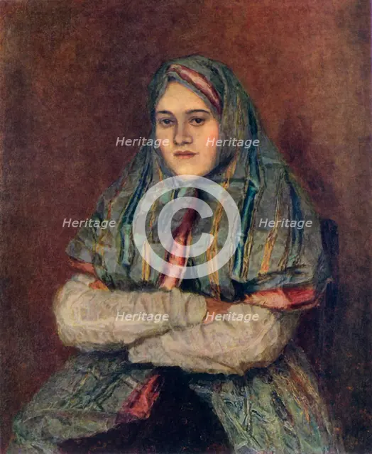 'The Townswoman', 1902, (1965).  Creator: Vasily Surikov.