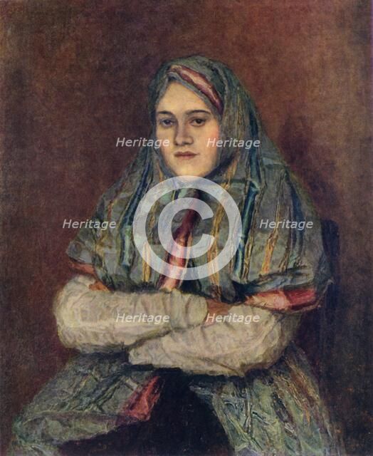 'The Townswoman', 1902, (1965).  Creator: Vasily Surikov.