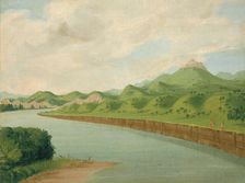 The Tower, 1100 Miles above St. Louis, 1832. Creator: George Catlin