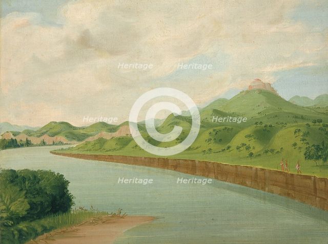 The Tower, 1100 Miles above St. Louis, 1832. Creator: George Catlin.