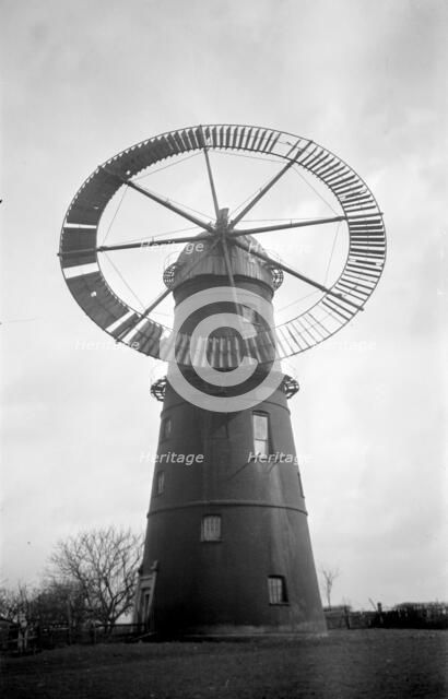 The tower mill at Haverhill, Suffolk, 1932. Artist: HES Simmons