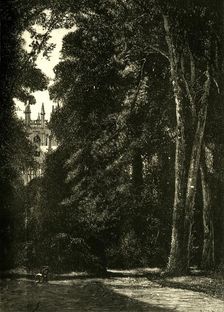 The Tower of Merton, from the Garden 1898. Creator: Unknown