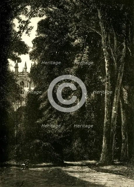 'The Tower of Merton, from the Garden', 1898. Creator: Unknown.