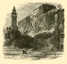 The Tower of Antonia, Jerusalem 1890. Creator: Unknown