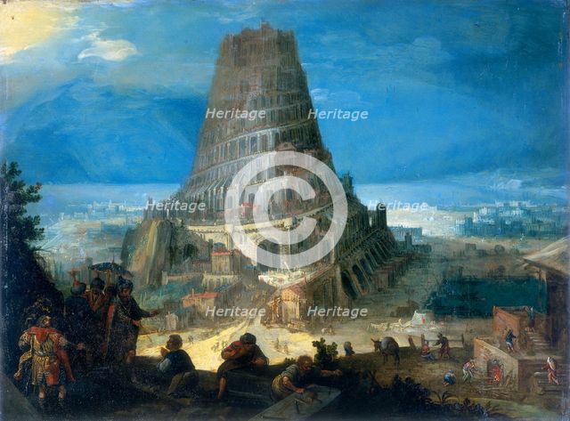The Tower of Babel, 1595. Creator: Lucas van Valckenborch.