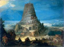 The Tower of Babel, 1595. Creator: Lucas van Valckenborch