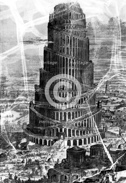 The Tower of Babel. Artist: Unknown