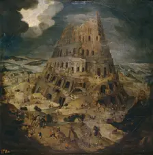The Tower of Babel, ca 1595. Artist: Brueghel, Pieter, the Younger (1564-1638)