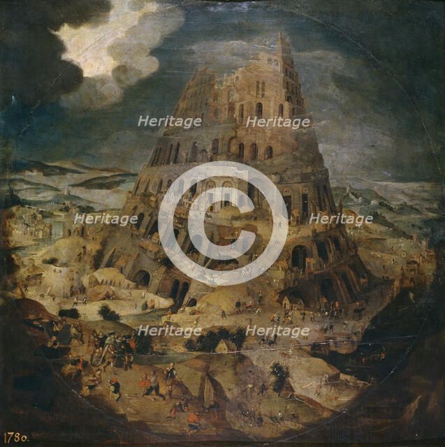 The Tower of Babel, ca 1595. Artist: Brueghel, Pieter, the Younger (1564-1638)