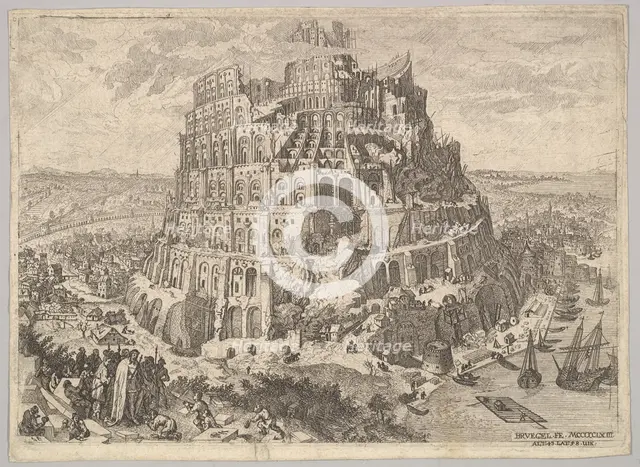 The Tower of Babel. Creator: Anton Joseph von Prenner.