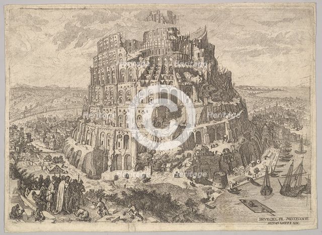 The Tower of Babel. Creator: Anton Joseph von Prenner.