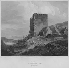 The Tower of Goldieland, Roxburghshire 1814. Artist: John Greig