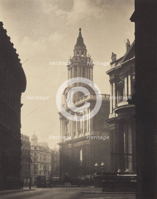 The tower of Great Paul. From the album: Photograph album - London, 1920s. Creator: Harry Moult.