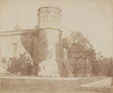 The Tower of Lacock Abbey, before February 1845. Creator: William Henry Fox Talbot