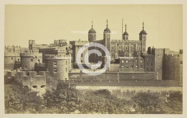 The Tower of London, 1850-1900. Creator: Unknown.