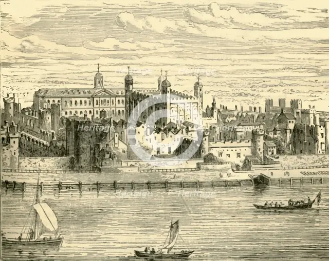 'The Tower of London', 1890.   Creator: Unknown.