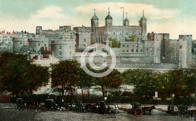 The Tower of London, 1907. Creator: Francis Frith & Co.