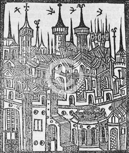 The Tower of London, c1497. Creator: Unknown.