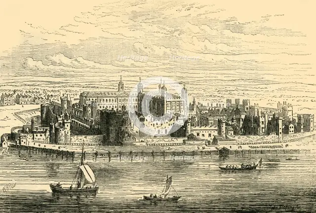 'The Tower of London', (c1872). Creator: Unknown.