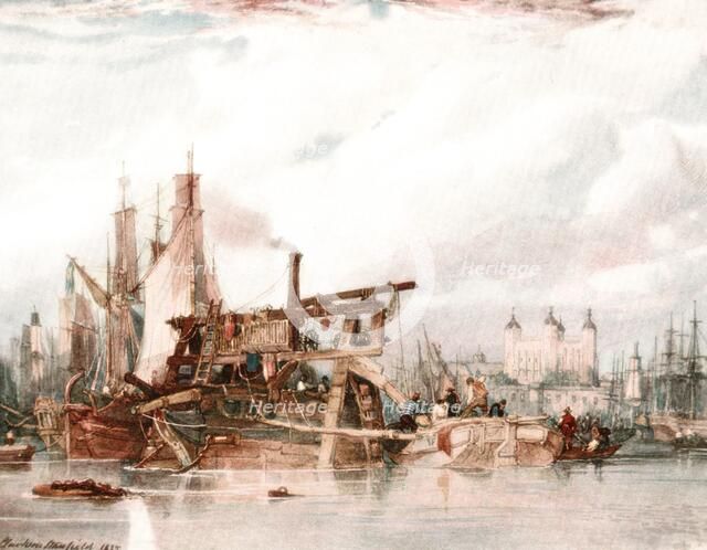 'The Tower of London', c1827, (c1900).  Creator: Unknown.