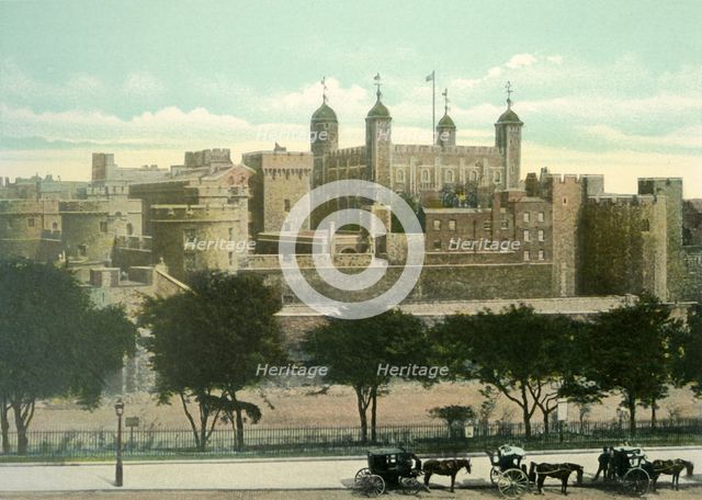 'The Tower of London', c1900s.  Creator: Eyre & Spottiswoode.