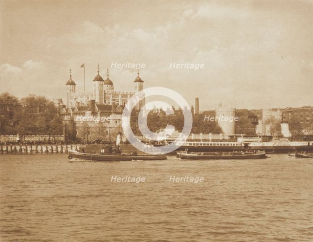 The Tower of London. From the album: Photograph album - London, 1920s. Creator: Harry Moult.