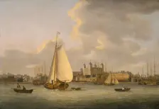 The Tower of London from the River c1770-c1818. Creator: Daniel Turner
