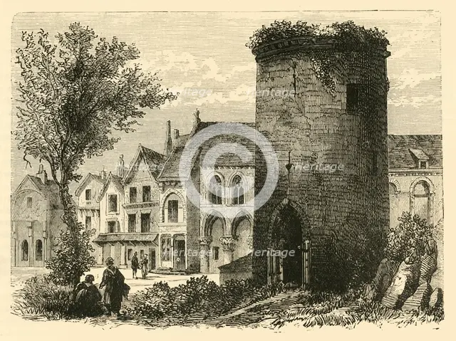 'The Tower of Louis D'Outremer at Laon (Destroyed in 1831)', 1890.   Creator: Unknown.